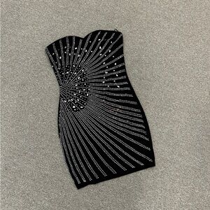 INC International Concepts Black Top with Silver Accents large